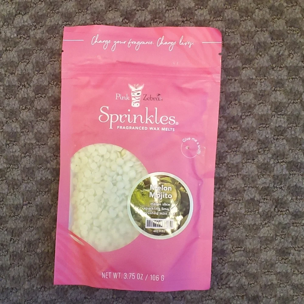 Melon Mojito Pink Zebra 3.75 oz bag sprinkles‎